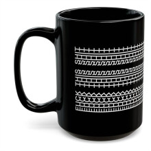 Coffee Mug - Funny This Coffee Mug - Gift for Work Bestie, Coworkers, Friends, Family, Ceramic Cup- Pure Black -15oz