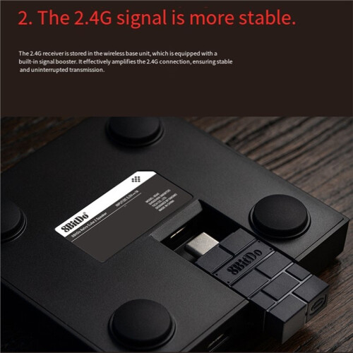 8Bitdo 88bitdo Cube2 Wireless  Speaker BT5.3 Low Latency for Gaming Stereo 2 Channel with Microphone Charging Base Gift 1