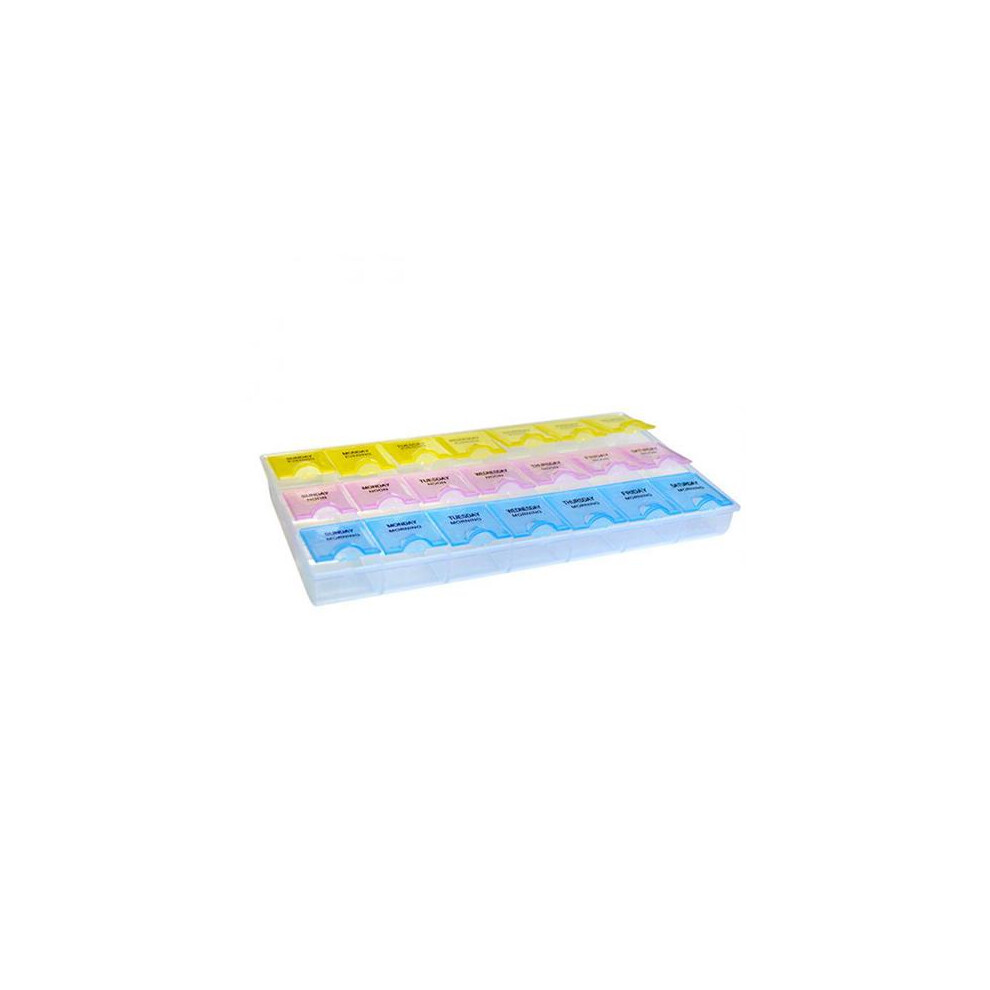 Phui-Pet-Supplies Travel Pill Box - Mini Plastic Medicine Storage Case