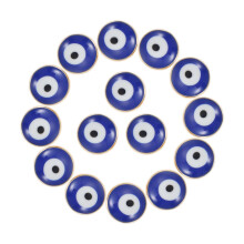 50Stk Chic Blaue Evil Eye DIY Anhänger Für Schmuckherstellung