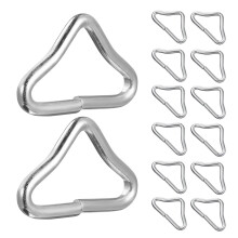 20Stk Dreieckringe Galvanisiertem Stahl Für Trampoline, Silber
