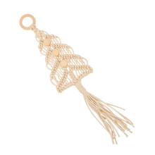 1Stk Handgefertigter Weihnachtsbaum Hängeornament Für Zuhause Beige