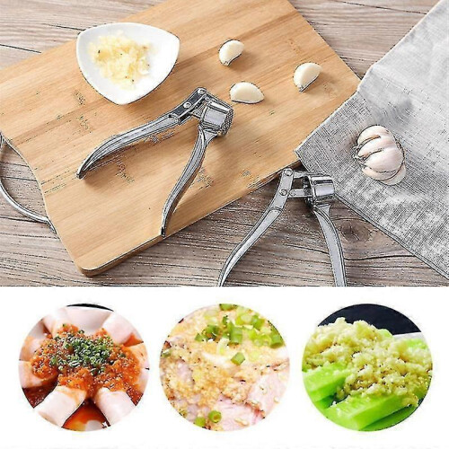 1pcs Garlic Press Crusher Kitchen Cooking Vegetables Ginger Squeezer Masher Handheld Ginger Mincer Tools Kitchen Accessories 2