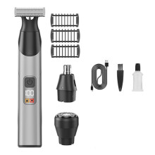 Kit de Toilettage pour Homme avec Tondeuse Corporelle, Lame Double Face Perforée Innovante et Tête Magnétique Détachable