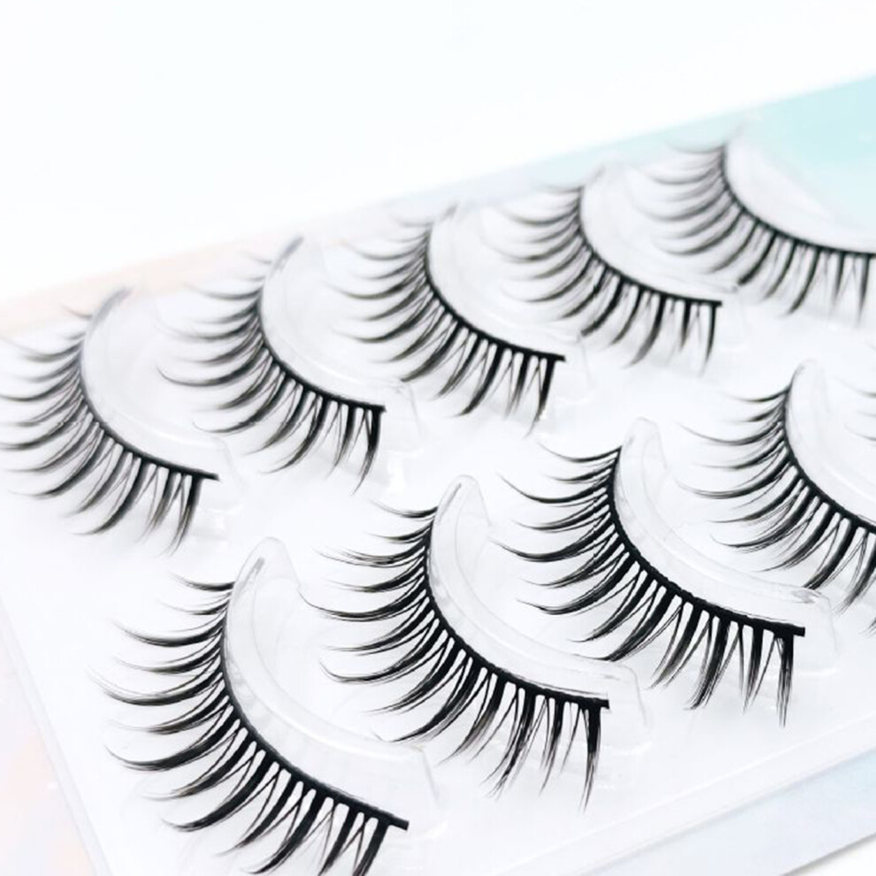 Phui-Pet-Supplies Premium Fluffy Black False Eyelashes For Cosplay & Daily