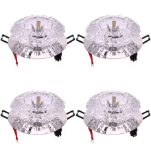 4X Aisle Flush LED Ceiling Lamp Living Room Crystal Corridor Aisle Lights LED Ceiling Luces Front Techo Balcony Lamp 3W