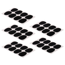 40Pcs 0.3mm Mouthpiece Patches Pads Cushions for Alto Sax Tenor Saxophone Black