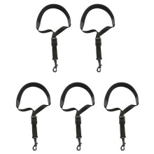 5X Adjustable Padded Saxophone Sax Neck Strap with Snap Hook Black and Coffee Saxophone Parts and Accessories