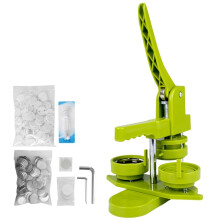 Button Maker Machine, 58mm Installation-Free DIY Pin Button Maker Press Machine Kit Easy to Operate