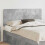 VidaXL vidaXL Headboard Concrete Grey Engineered wood 1
