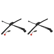 2 Set 350X400MM Manuell UTV Vindrutetorkare 15,7 Tums Torkarsats för Ranger RZR 800 900 1000 Can Am