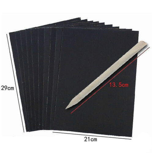 Scratch Paper, 10 Pcs Rainbow Magic Scratch Art Accessories 1