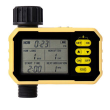 Intelligent Irrigation Watering Timer Auto Water Saving Solar Irrigation Controller Garden Lawn Plant Solar Timer
