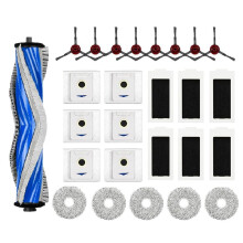 For Deebot T30 Omni / T30 Pro Omni Robot Vacuum Cleaner Set Roller Brush Filters Cloths Side Brushes Dust Bags