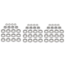 60Pcs Bearing Set BE001 BE002 BE003 for JLB Racing CHEETAH 11101 21101 J3 Speed 1/10 RC Car Spare Upgrade Parts