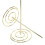 10 Pcs Golden Menu Summons Fork for Invoice, Document & Notes Storage in Metal 6