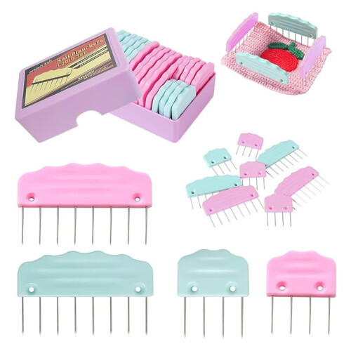 20pcs Knit Blocking Pin for Crochet Projects, Sewing Lace Needlework Tool 1