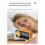 Mirror Digital Alarm Clock Timer Rechargable Wireless Clock Alarms Speaker Subwoofer Desktop LED Clock A 4