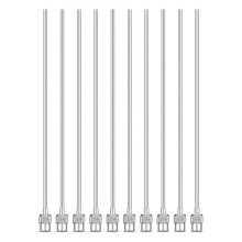 10 Pcs Blunt Tip Dispensing Needles 4 Inch, 12 Gauge Stainless Steel Blunt Needles Fluid Applicator 14G