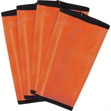 4PCS Boots for Horses Set of 4 Horse Leggings Leg Wraps Sport Training Professional Supplies Orange