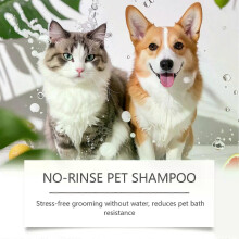 (2PCS) No-Rinse Pet Shampoo, No-Rinse Cleansing Foam, Easy Breezy, Professional Care at Home, Effectively Removes Dirt and Odors Without Water