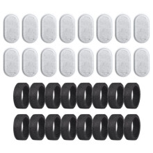 Lot de 32 Filtres de Rechange pour Fontaine à Eau pour Chats, Compatibles avec les Fontaines en Acier Inoxydable de 2 L et 3,2 L