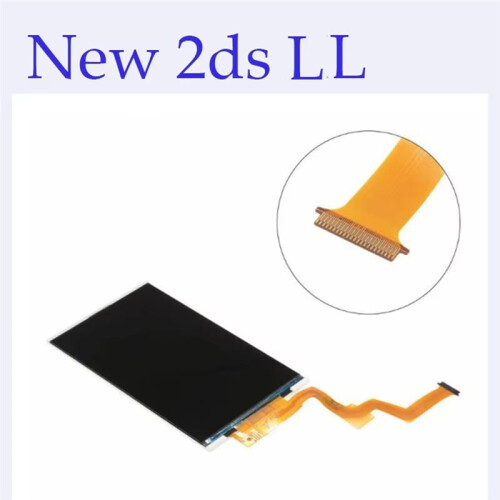 Replacement Top Upper LCD Screen Display Parts for  New 2DS LL Console Repair LCD Screen Top Display Fix 2