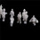 Model People Figures Scale 1:200 Pack of Approx.300pcs White Assorted Style 6