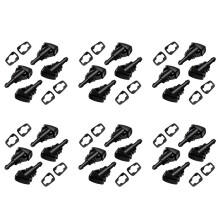 24-Pack FräMre Vindrutespolarmunstycken Torkarspraysats ErsäTtning för Ram 5116079AA,4805742AB,5303833AA