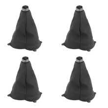 4X Car Manual Leather Gear Shifting Dust Boot for Si 2006 2007 2008 2009 2010 2011