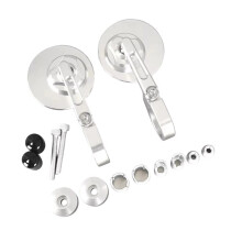 Motorcycle Handlebar End Mirror Accessories for Sprint 150 GTS300 GTV300 Primavera 150 Silver