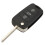 4X 3 Button Keyless Entry Remote Control Folding Flip Car Key Fob Shell Case Combo Compatible with  I20 I30 5