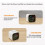 Multi Functional 4-in-1 Tick  Manual Countdown Rotary Timer Mechanical Cooking Timer Cooking Shower Stopwatch Black 6