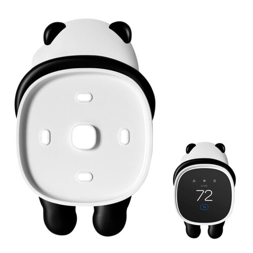 Wall Mount Bracket for Ecobee  Thermostat,Panda-Shaped Wall Bracket,Decorative,Easy Installation,Wall Protection L 1