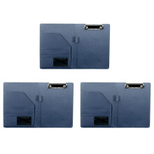 3X A5 Document Bag File Folder Clipboard Business Office Financial School Supplies ()