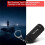 2X  Torch Keychain LED Rechargeable USB  Flashlight Portable Pocket Torch Keyring DIY Tool for Home 2