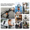 AMAGISN  Flexible Bracket Adjustable Silicone Mount Action Camera for    Action Camera Accessories Black 7
