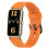 (Orange) 16mm Silicone Watch Strap Connector 4