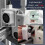 For  A1 A1  Extruder Motor Cooling Fan Kit Auto Control Fan High-Efficiency Silent Fan 3D Printer Accessory 3