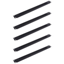 5Pcs 1U 19Inch RACK MOUNT Blanking Plate Rack Mounting Blank Network Brush Panel Server Cabinet Cable Management