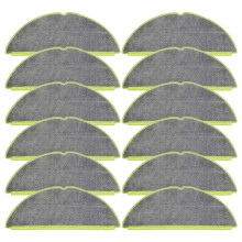 12PCS Washable Mop Pad for   205 Combo / 205 Vac Robot Vacuum Cleaner Replacement Parts Mop Cloth