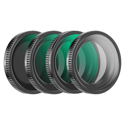 Professional Creator Filter Kit for   (CPL/ND16/ND64/Black Mist), 4-in-1 Bundle for Glare Control, Exposure