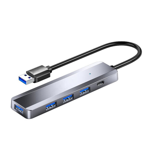 4 USB 3.0 HUB High Speed USB Hub Type-C Port Splitter Adapter for ...