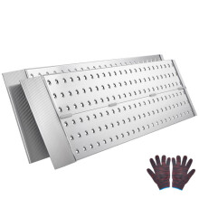 2er-Set Aluminium-Zugangsrampe 1396x304 mm - Duoku - Gesamtkapazität von 1360 kg, geeignet für Motorräder, mit rutschfester Oberfläche