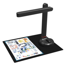 Scanner de Livres T101 avec Mise au Pointautomatique, Format A4 et A3, OCR Intelligent et Lampe de Bureau LED pour la Maison, les Études et la Salle
