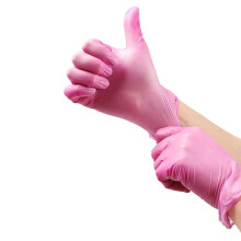 Disposable Nitrile Gloves Colored Thick Nitrile Gloves Food Handling Auto Repair