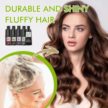 (Brown) Hair Dye shampoo, 3 in 1 Hair Dye Shampoo for Gray Hair, Herbal Ingredients Shampoo Hair Color Shampoo for Women Men Grey Coverage Shampoo