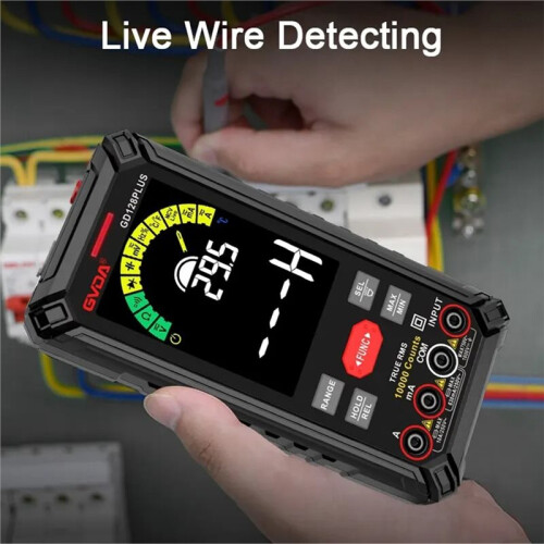 GVDA  Rechargeable Digital Multimeter True RMS 9999 Counts 1000V 10 ADC AC Voltage Current Multimetro 2