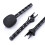 Microphone Handle Fit for  MIC 1/2 MIC  Handheld Adapter Wireless Lav Mic Back Clamp Holder for Vlog Interview 4