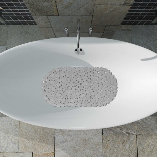 Antislip badmat met stenen design
